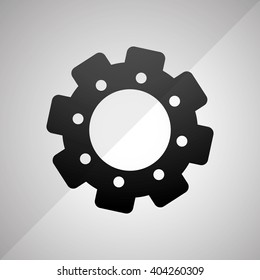 gear icon design, vector illustration