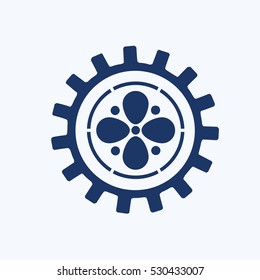Gear icon design,clean vector