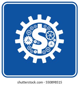 Gear icon design,clean vector