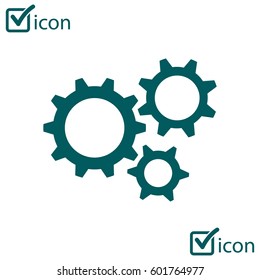 Gear icon.The development and management of business processes.