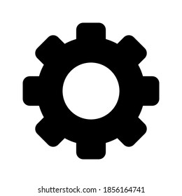 Gear icon. editable icon and color. Vector illustration
