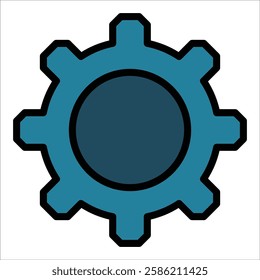 Gear Icon Element For Design