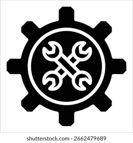Gear Icon Element For Design