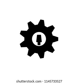 gear icon. Element of engineering icon. Premium quality graphic design icon. Signs and symbols collection icon for websites, web design, mobile app
