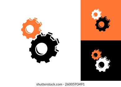 Gear icon engine setting sign symbol business design graphic vector