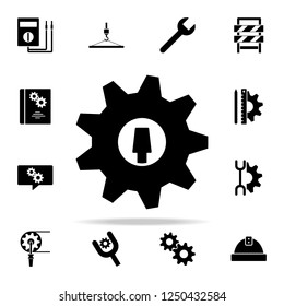 gear icon. Engineering icons universal set for web and mobile