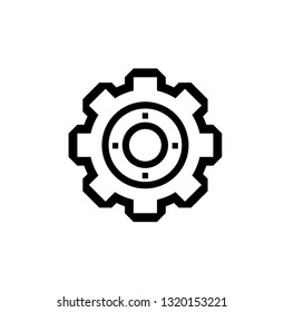 gear icon, eps 10