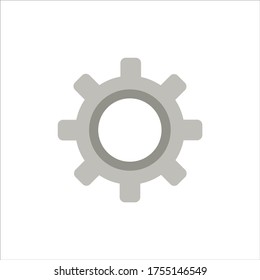 gear icon with flat design