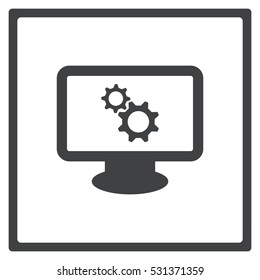 gear Icon, flat design style