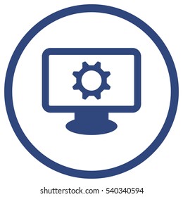 gear Icon, flat design style