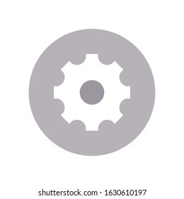 Gear Icon for Graphic Design Projects