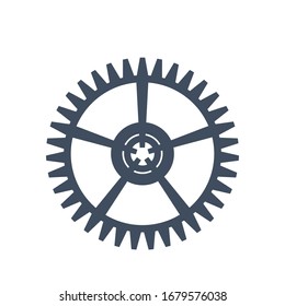 Zahnradsymbol für Grafikdesign-Projekte