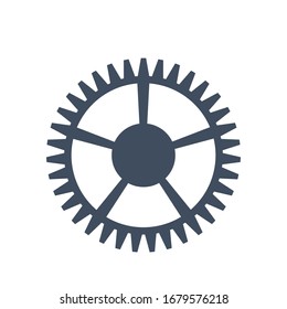 Zahnradsymbol für Grafikdesign-Projekte
