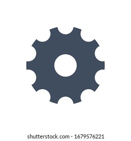Zahnradsymbol für Grafikdesign-Projekte
