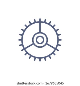 Gear Icon for Graphic Design Projects