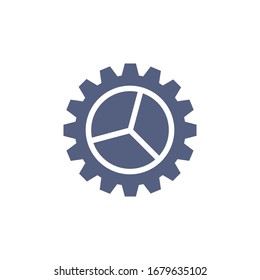 Gear Icon for Graphic Design Projects