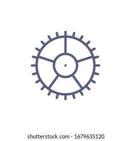 Gear Icon for Graphic Design Projects