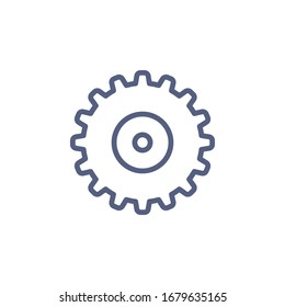 Gear Icon for Graphic Design Projects