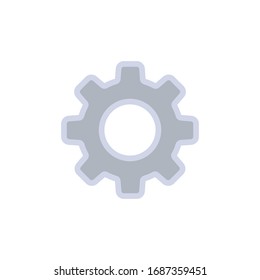 Gear Icon for Graphic Design Projects