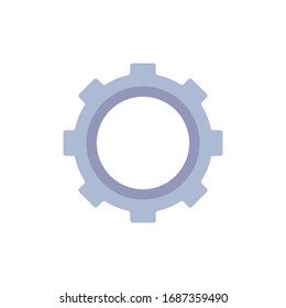 Zahnradsymbol für Grafikdesign-Projekte