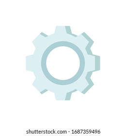 Zahnradsymbol für Grafikdesign-Projekte