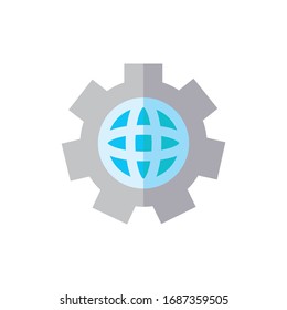 Gear Icon for Graphic Design Projects