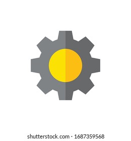 Zahnradsymbol für Grafikdesign-Projekte