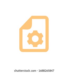Icono de engranaje para proyectos de diseño gráfico