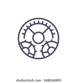 Gear Icon for Graphic Design Projects