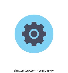 Gear Icon for Graphic Design Projects