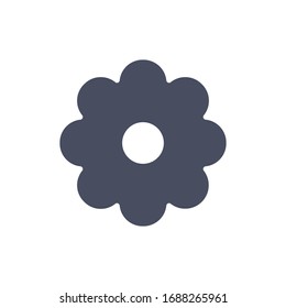 Icono de engranaje para proyectos de diseño gráfico