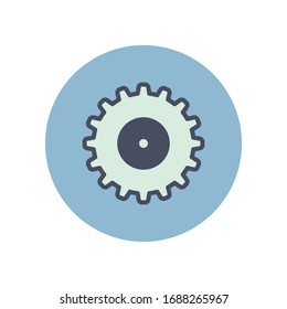 Gear Icon for Graphic Design Projects