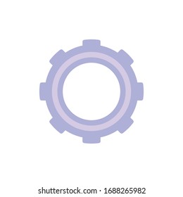 Zahnradsymbol für Grafikdesign-Projekte