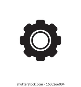 Icono de engranaje para proyectos de diseño gráfico