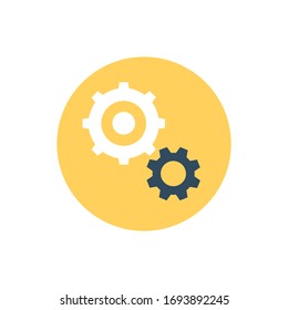 Zahnradsymbol für Grafikdesign-Projekte