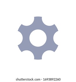 Icono de engranaje para proyectos de diseño gráfico