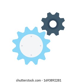Icono de engranaje para proyectos de diseño gráfico