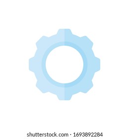 Zahnradsymbol für Grafikdesign-Projekte