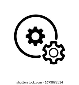Gear Icon for Graphic Design Projects