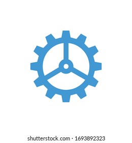 Icono de engranaje para proyectos de diseño gráfico