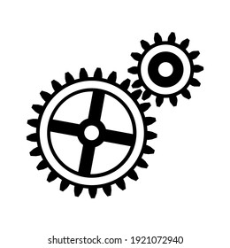 Zahnradsymbol für Grafikdesign-Projekte