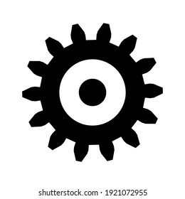 Gear icon for graphic design projects