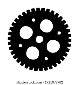 Gear icon for graphic design projects