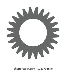 Gear Icon for Graphic Design Projects