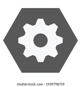Gear Icon for Graphic Design Projects