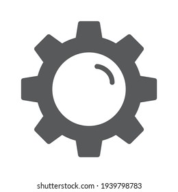 Gear Icon for Graphic Design Projects