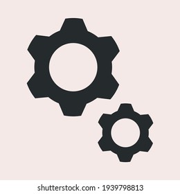 Gear Icon for Graphic Design Projects
