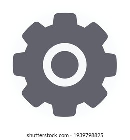 Gear Icon for Graphic Design Projects