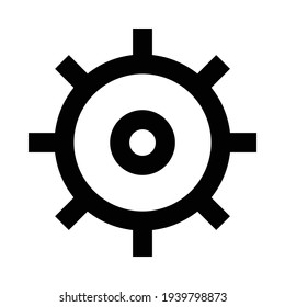 Gear Icon for Graphic Design Projects