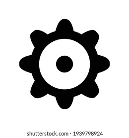 Gear Icon for Graphic Design Projects